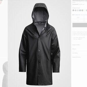 Stutterheim Stockholm Raincoat - sz small